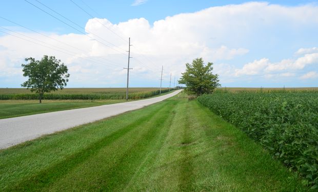 Los caminos internos en los campos de Illinois