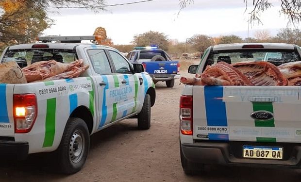 Córdoba: decomisaron 16 medias reses en un establecimiento clandestino de faena