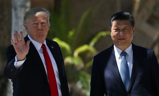 Los presidentes Trump (EE.UU.) y Xi Jinping (China), en medio de la tensión comercial entre ambos países