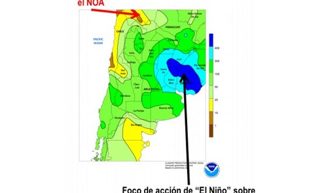 Precipitaciones durante abril 2016. Fuente: BCBA