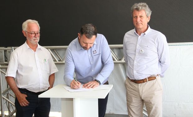 Acordo foi anunciado durante a 35º Abertura Oficial da Colheita do Arroz e Grãos em Terras Baixas. (Foto: Paulo Lanzetta/Embrapa)