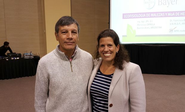 Dres. Francisco Bedmar (UNMdP) y María Luz Zapiola (UCA).