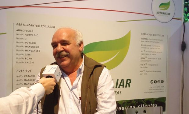 Ing. Agr. Enrique Ballesteros, Director de Nutrifoliar en exclusiva con fyo.