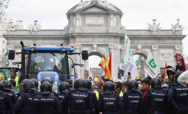 Protesto desta quarta-feira é o maior que já ocorreu em Madrid.