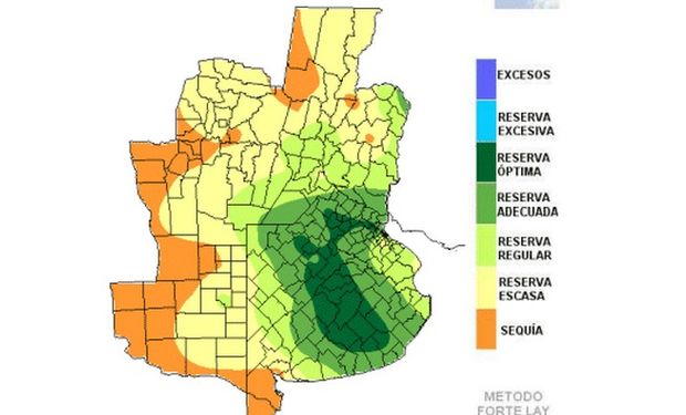 Reservas de humedad siguen retrocediendo por ausencia de lluvias