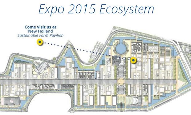 New Holland será el único fabricante de maquinaria agrícola con un pabellón propio en la Expo 2015