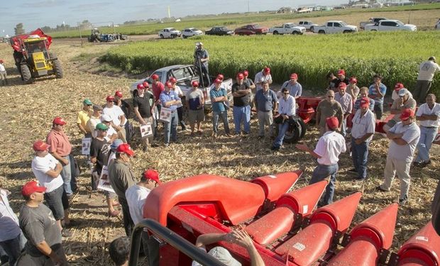 La jornada a campo abierto, la semana pasada en Expoagro, sirvió de preámbulo para la apertura oficial. Foto: Expoagro