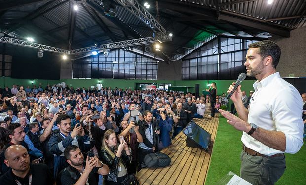 Leite anuncia R$ 955 milhões em obras viárias e reconstrução de pontes durante a 48ª Expointer. (Foto - Mauricio Secom)