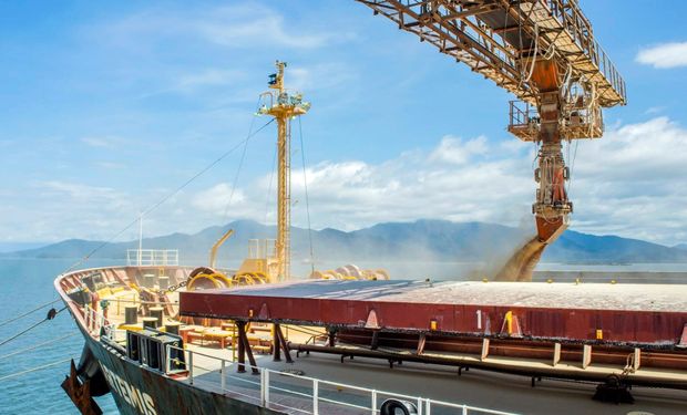 Apesar da suspensão temporária, o governo brasileiro garante que os volumes totais de soja exportados para a China não serão afetados.. (Foto: Claudio Neves/Portos do Paraná)