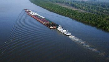 La bajante del río Misisipi complica la logística de la cosecha de soja en Estados Unidos