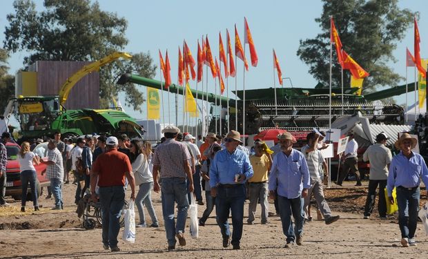 Visitantes recorriendo la muestra.