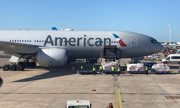 American Airlines batió un curioso récord al transportar más de 400 toneladas de soja