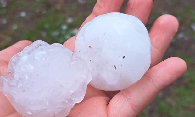 Cayó granizo en Santa Fe y afectó a los cultivos