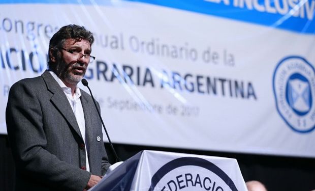 Omar Príncipe presidente de Federación Agraria Argentina.