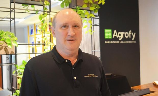 Michael Langemeier en las oficinas de Agrofy.