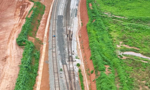 Obras da Ferrovia Estadual de Mato Grosso (FMT)