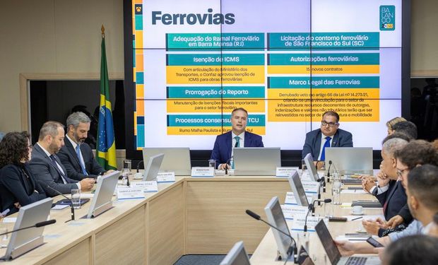 Investimentos em ferrovias devem somar R$ 94,2 bilhões até 2026, de acordo com o Novo PAC. (Foto - Marco Ferreira/Divulgação)