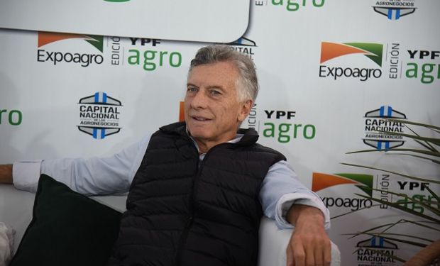 “Hay que insistir con la baja de las retenciones", dijo Macri en Expoagro