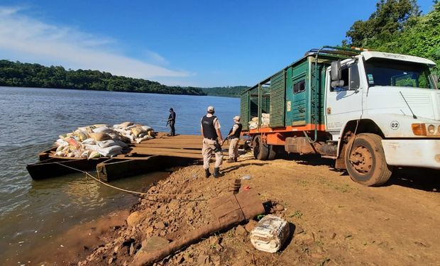 Secuestran 11 toneladas de soja sin documentación en Misiones