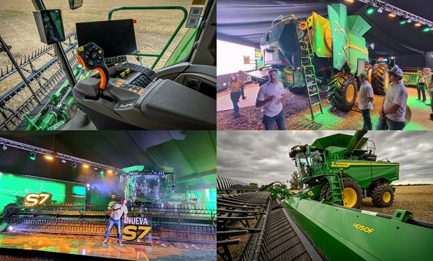 La nueva cosechadora "predictiva" que se anticipa 3,5 segundos y aumenta un 20% la productividad del campo: el lanzamiento del año de John Deere en Argentina