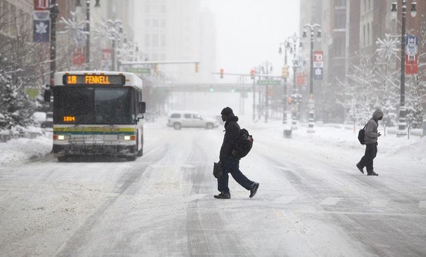 Avanza el frío polar en Estados Unidos y cada vez hay más zonas del país paralizadas