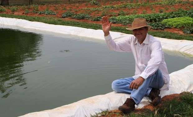 Propriedade de Francisco produz leite, ovos, peixes e hortaliças. (foto: Sistema Senar/CNA)