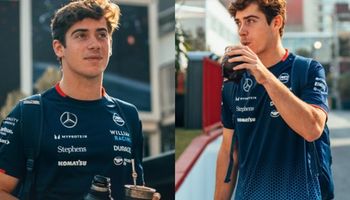 Argentina en la F1: Franco Colapinto llegó al desafiante circuito de Bakú tomando mate y lo compartió con el equipo