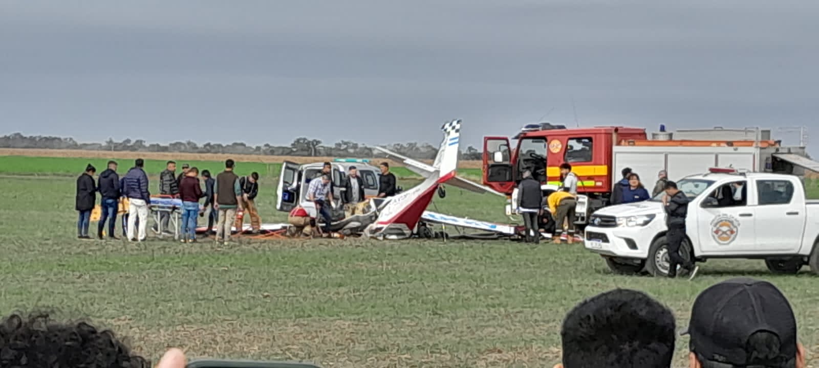 Tragedia en Agronea el momento en el que cay el avi n que