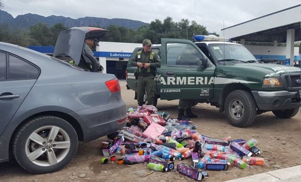 Gendarmería participando de un operativo de control.