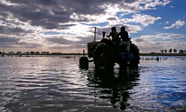 Los productores temen más lluvias que agraven la inundación. Foto: Diego Lima