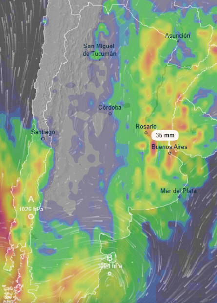 lluvias esperadas