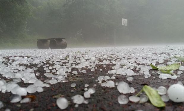 Granizo en Córdoba y Santa Fe: qué dice el alerta del Servicio Meteorológico Nacional