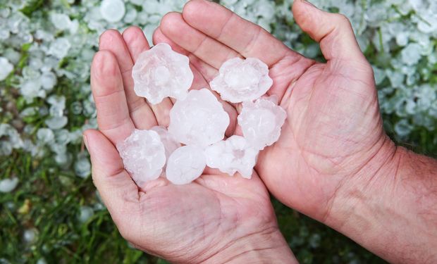 Áreas de Mato Grosso, Goiás, Minas Gerais, São Paulo, Rio Grande do Sul e em todo o estado de MS podem ter granizo. (Foto - Divulgação/SC)