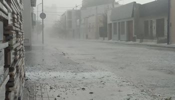 Granizo y lluvia en Río Cuarto: las imágenes que dejó el temporal