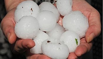Alerta por tormentas fuertes y ocasional caída de granizo para el centro del país