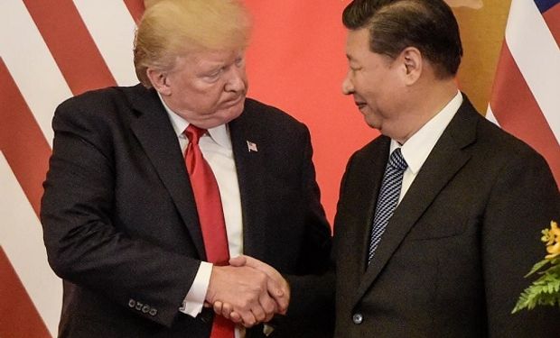 El presidente de los Estados Unidos, Donald Trump, y su par chino Xi Jinping.