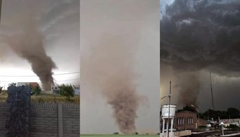 Un “Gustnado”, el fenómeno que revolucionó a una localidad rural en plena tormenta