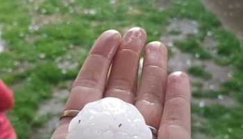 Cayó granizo en Buenos Aires y hay alerta en Entre Ríos y Santa Fe