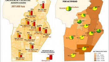 En Córdoba se declararon 357.000 hectáreas en emergencia agropecuaria