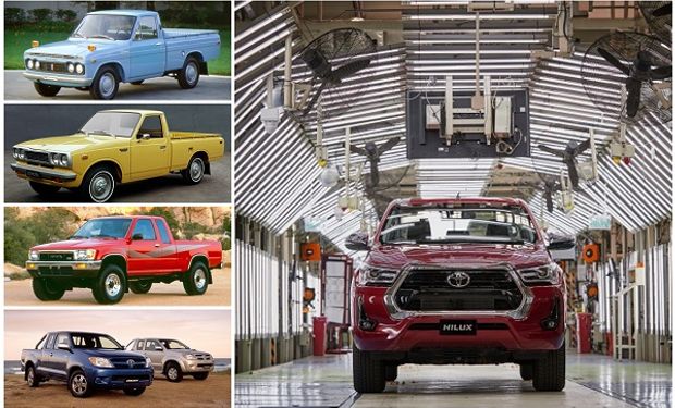 La Hilux cumplió 55 años: el origen del nombre y la evolución desde la primera generación de una pick up icónica