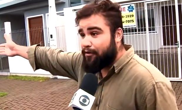 Homem é flagrado vendendo doação ao RS e ataca equipe da TV Globo