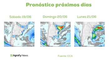 Qué dice el pronóstico del tiempo: se instala el frío y anticipan posibles lluvias en la zona este  