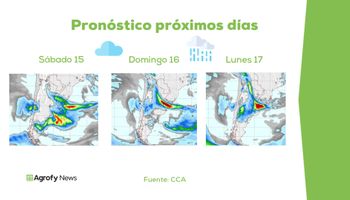Continúan los excesos de humedad y lloviznas en el área agrícola