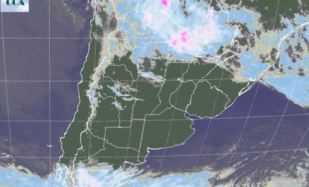 Se aprecia la actividad concentrada en el norte del país.