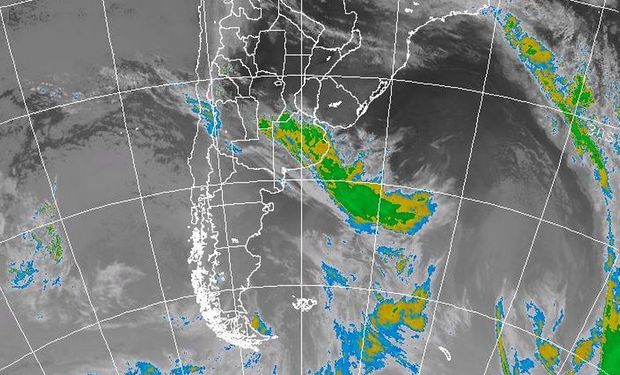 Imagen Satelital 24/11/2014. Servicio Meteorológico Nacional.