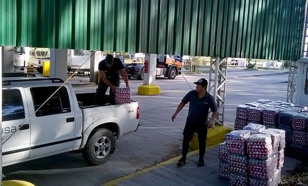 Decomiso de alimentos transportados irregularmente en la Patagonia.