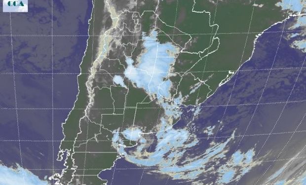Durante la jornada de hoy se espera un escenario de nubes y puede darse alguna lluvia sobre regiones del centro. Rige un alerta por lluvias persistentes sobre el oeste y sur de Buenos Aires y este de La Pampa.