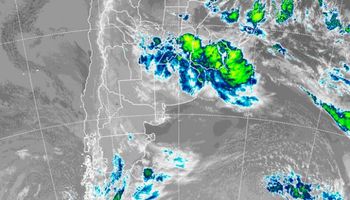 Lluvias de hasta 40 milímetros en áreas puntuales del este de la zona núcleo