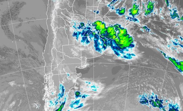 Lluvias de hasta 40 milímetros en áreas puntuales del este de la zona núcleo