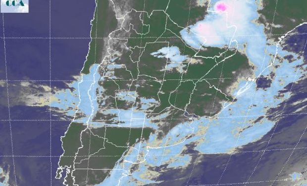 En el recorte de imagen satelital, aun se destaca la variedad de coberturas que afecta la región pampeana.